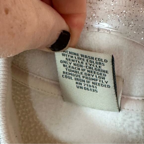 L.L. Bean White and Blue Women's Vest - Picture 5 of 7